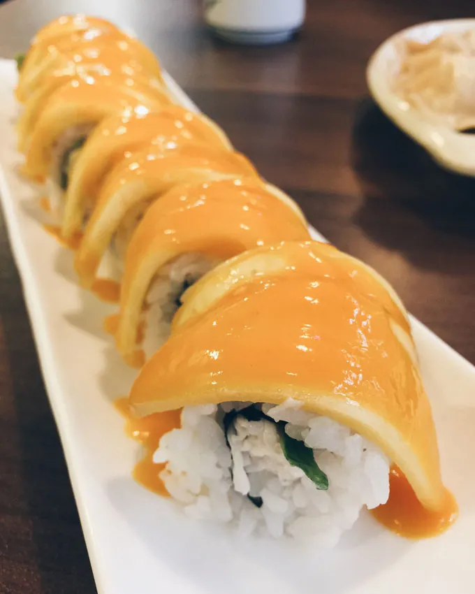 Hawaii Roll at Osaka Sushi Japanese Restaurant  | Foodgressing.com