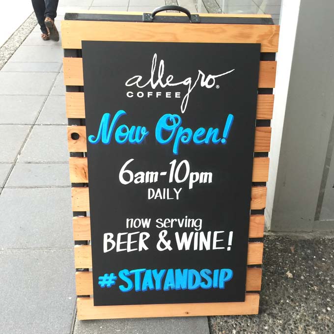 The new Allegro Cafe at Whole Foods Cambie | Foodgressing.com