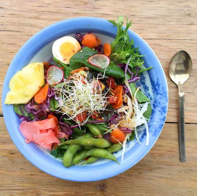 Wild Salmon Paradise Bowl at Shishinori