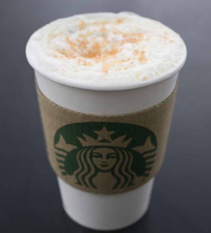 Starbucks Blossoming Peach Tea Latte