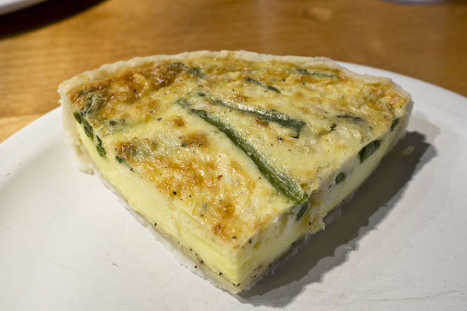 Liquids and solids asparagus asiago quiche