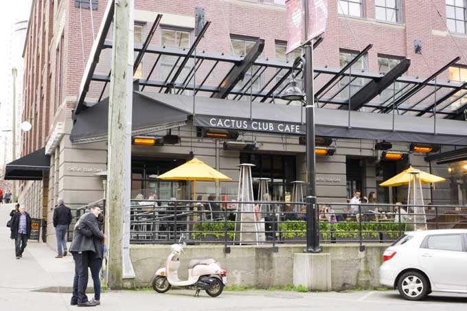 Cactus Club Yaletown Dining Out for Life Patio