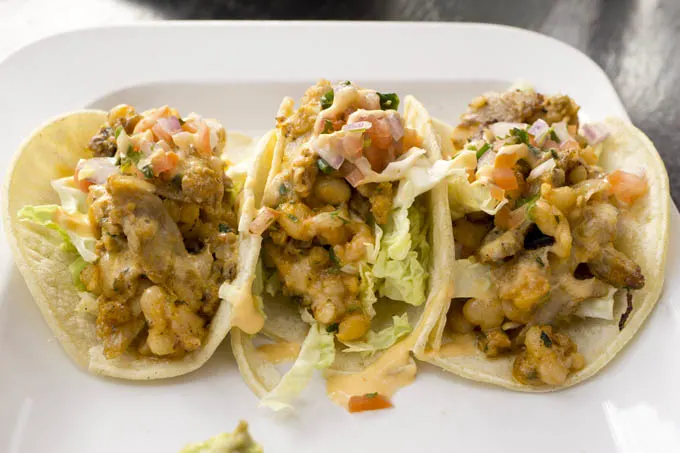 Chill Winston Vancouver Patio Duck Tacos