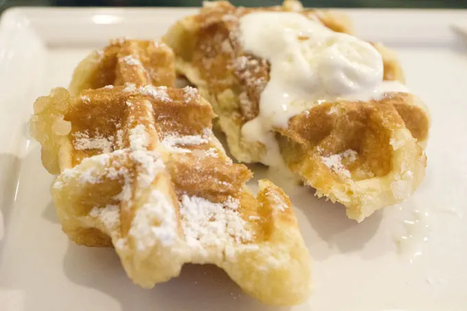 Cafe Medina Vancouver Waffle