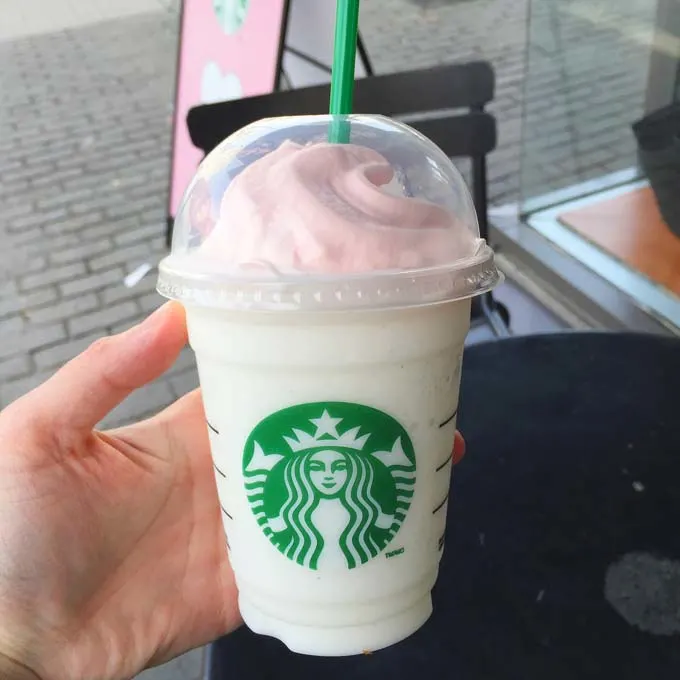 Starbucks Birthday Cake Frappuccino