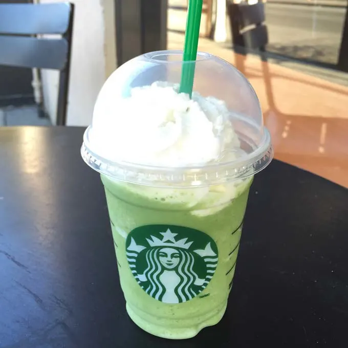 Starbucks Green Tea Frappuccino