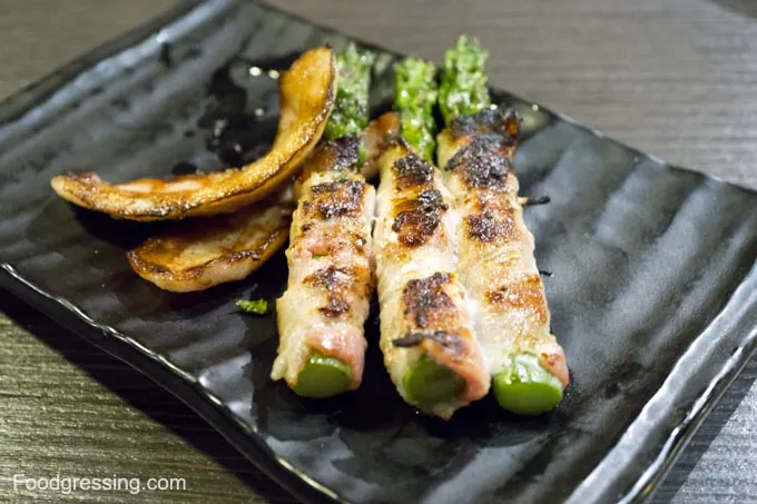 Gyu-Kaku-Bacon-Wrapped-Asparagus