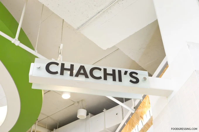 Chachis Metrotown Food