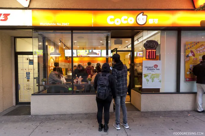 Coco Fresh Tea Juice Vancouver Pender