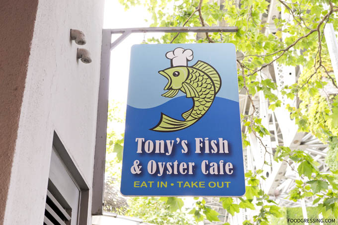 Tony's Fish and Oyster Cafe Granville Island Vancouver