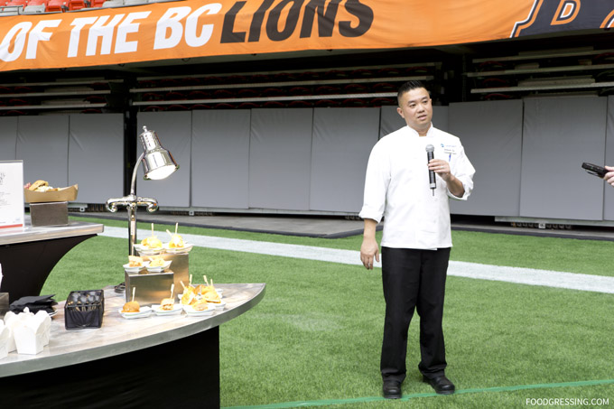 BC Place Chef CFL Food