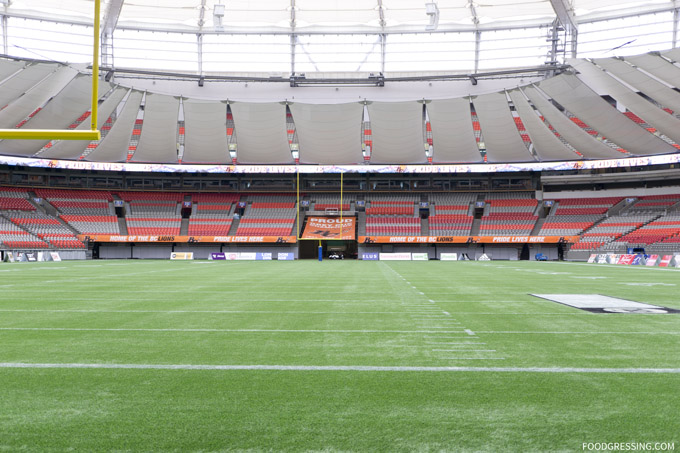 Bc Place What to Eat at BC Place this CFL Season