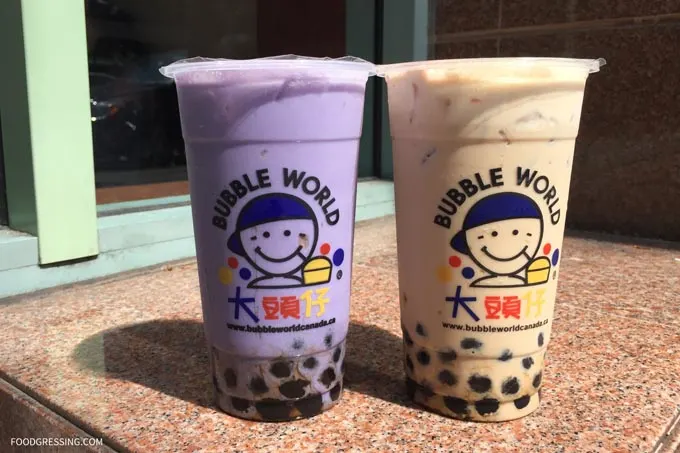 Bubble Tea Robson Vancouver Bubble World