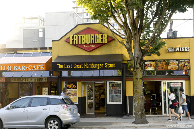 Fat Burger Vancouver Denman West End Tacos The Last Great Hamburger Stand