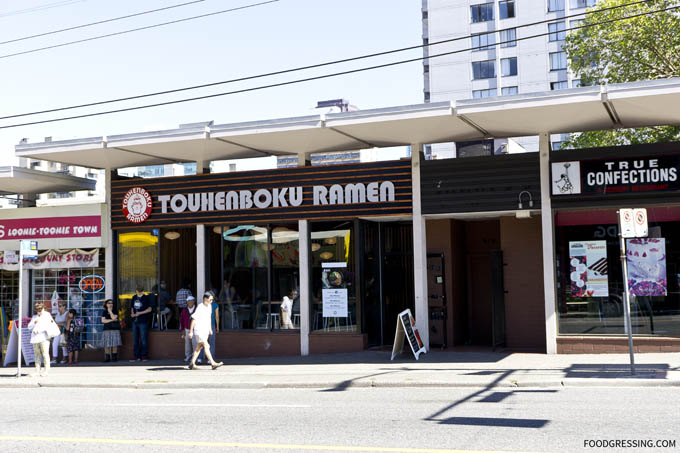 Touhenboku Ramen Denman Vancouver Toronto