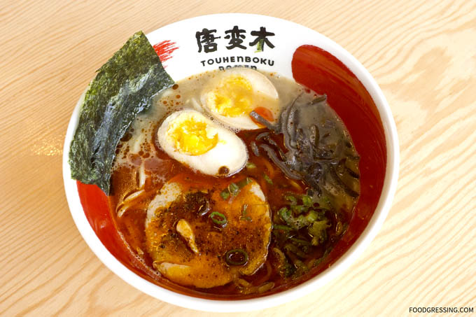 Touhenboku Ramen Denman Vancouver Toronto