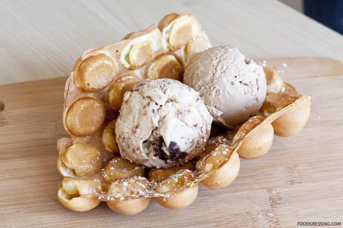 tmix tea bubble waffle