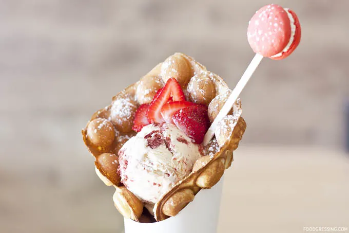 tmix tea bubble waffle