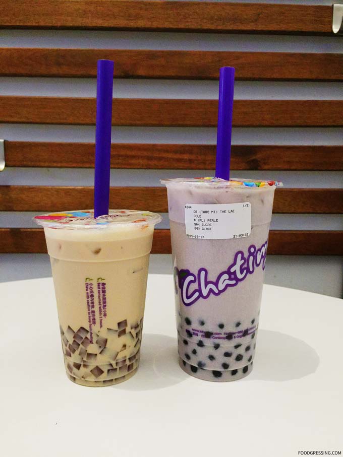 Bubble Tea At Chatime Montreal Foodgressing