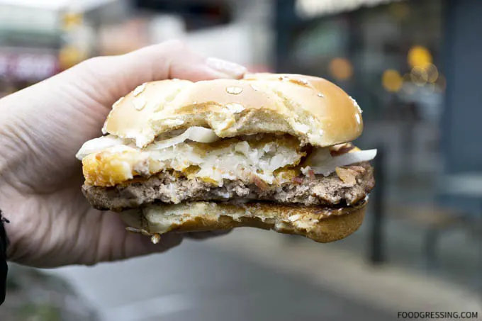 mcdonalds potato rosti and bacon burger