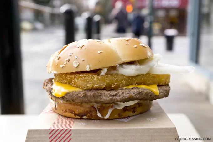 mcdonalds potato rosti and bacon burger