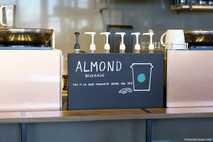 Starbucks almond beverage