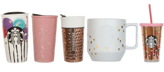 Starbucks Valentine's Day Gift Guide Canada mugs