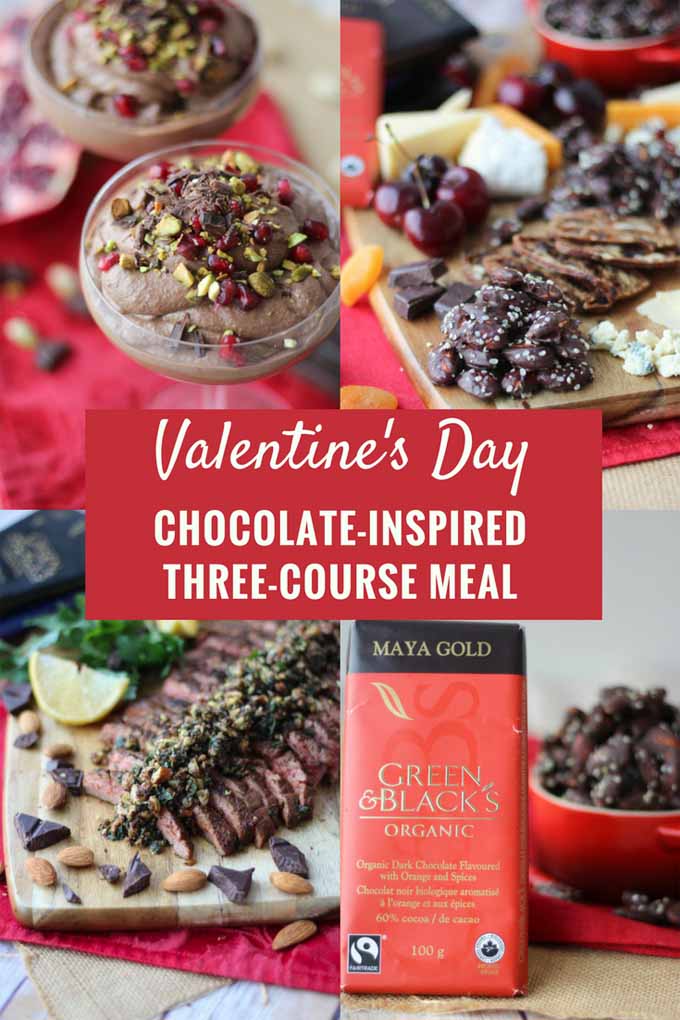 Valentine's Day Chocolate-Inspired Three-Course Meal