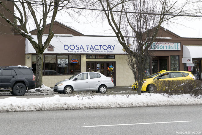 Dosa Factory Kingsway Vancouver