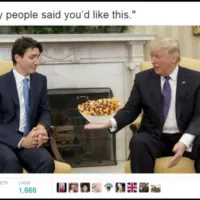 trump trudeau poutine twitter