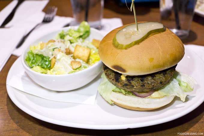 white spot veggie burger