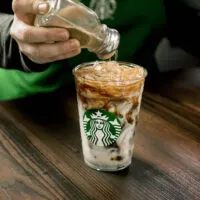Iced Starbucks Blonde® Cinnamon Almond Macchiato