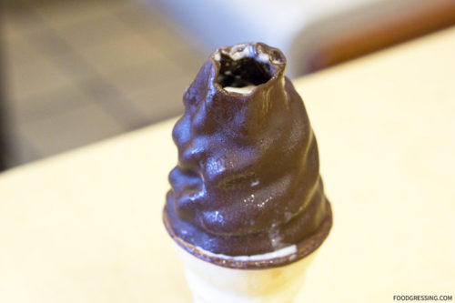 I Tried McDonald's Chocolate Dipped Cone - Foodgressing