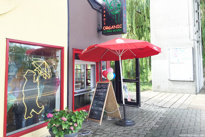 pedros organic coffee house vancouver granville island