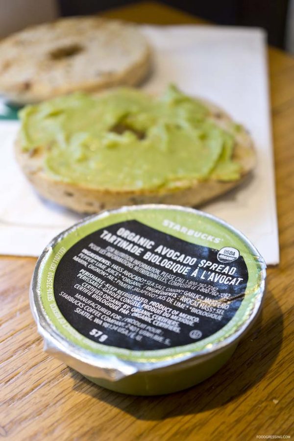 I love the new Starbucks Avocado Spread Foodgressing