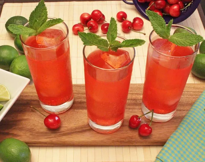Canada Day Cocktail Recipe: Cherry Lime Rickey
