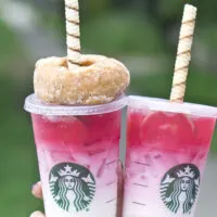 new starbucks pink ombre drink