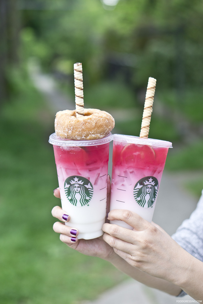 starbucks pink ombre drink