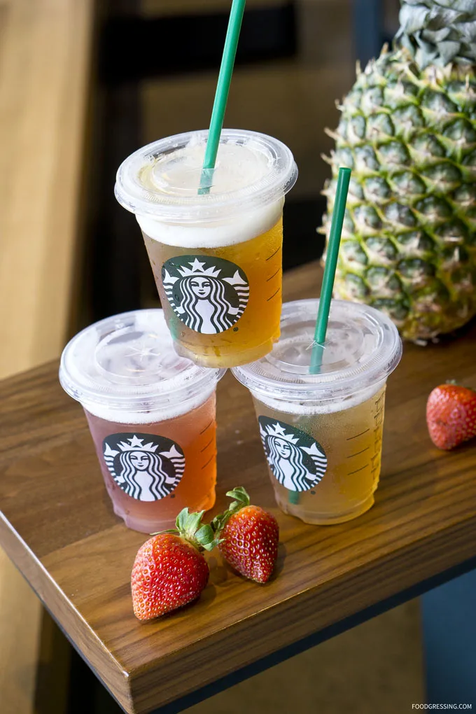 Starbucks Iced Tea Infusions Teavana 2017
