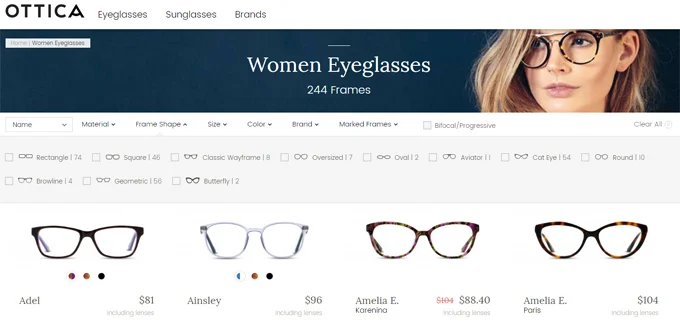 ottica online eyewear