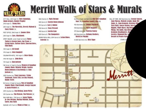 Explore Merritt: Merritt Walk of Stars & Murals | Foodgressing