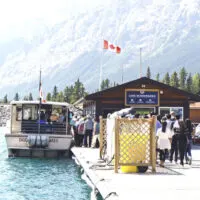lake minnewanka alberta brewster travel banff