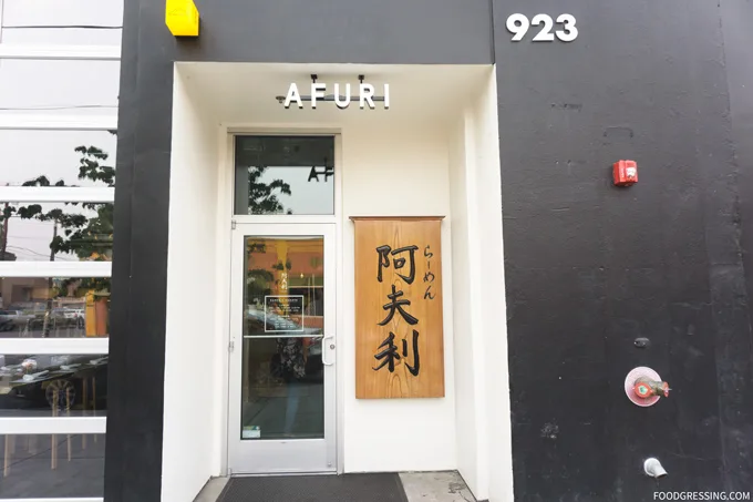afuri-pdx-sign