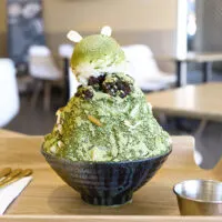 Sulmida Korean Dessert Cafe | Green Tea Shaved Ice