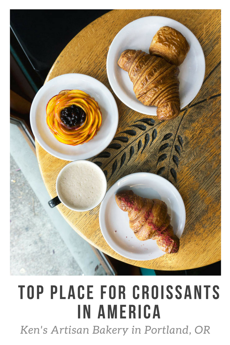 Beautiful flaky layers, buttery goodness and crispy golden shell. Find out why Ken’s Artisan Bakery in Portland is one of the best places for a croissant in America.