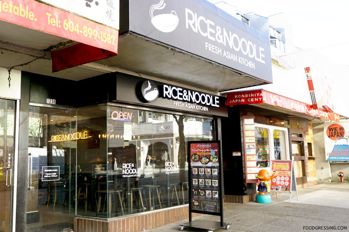 Rice and Noodle Robson Vancouver