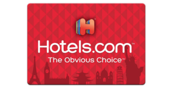 Hotels.com Discount: $100 Hotels.com Gift Card for $85 on ebay