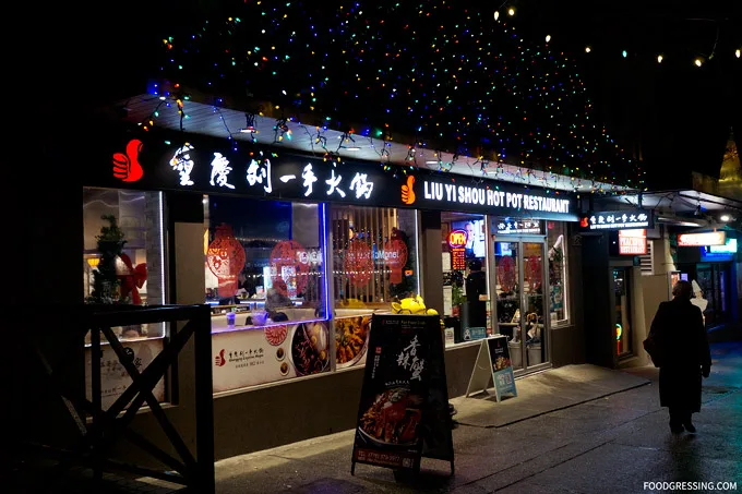 Liuyishou Hotpot Robson in Vancouver BC Canada