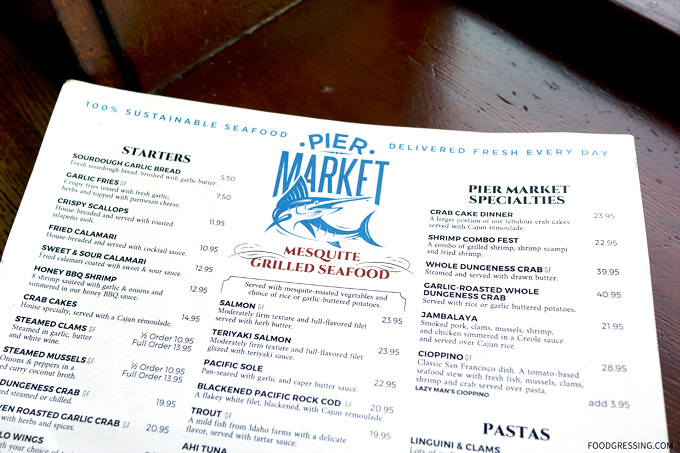 San Francisco Seafood Restaurant: Pier Market at Pier 39