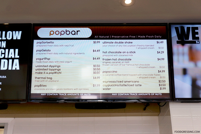 Abbotsford Dessert Spot: Popbar at Highstreet Mall